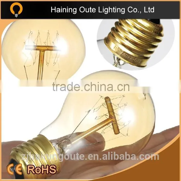2015 Hot Sales for A19 Light Source Edison Bulb for Hanging Edison Chandelier
