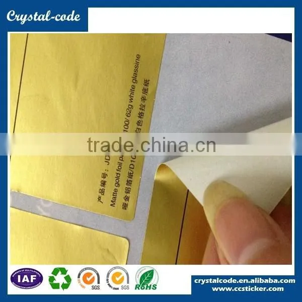 Self-adhesive Aluminum Foil Paper Aluminium Foil Sticker photo-4