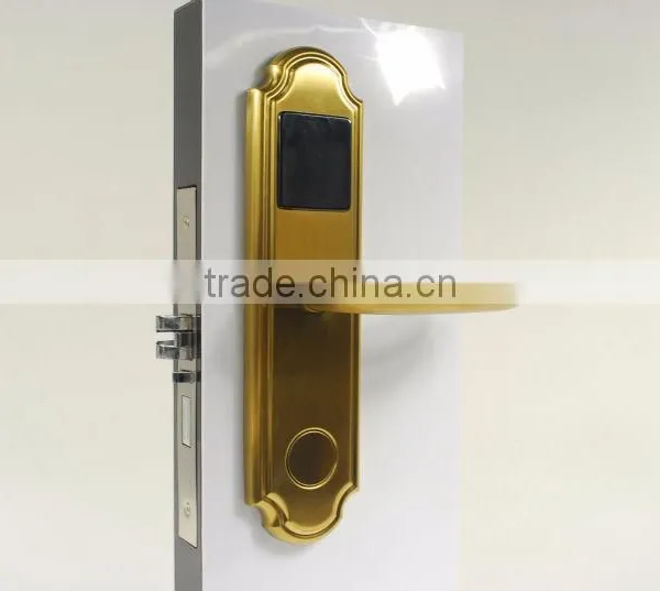 Hot Selling Rfid Card Security Handle Safe Electronic Digital Hotel Smart Keyless Door Lock Italy photo-4