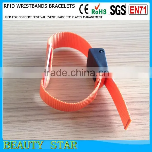 Factory Selling RFID Woven Bracelets , for Party,festival,event Use RFID Woven Bracelets photo-3