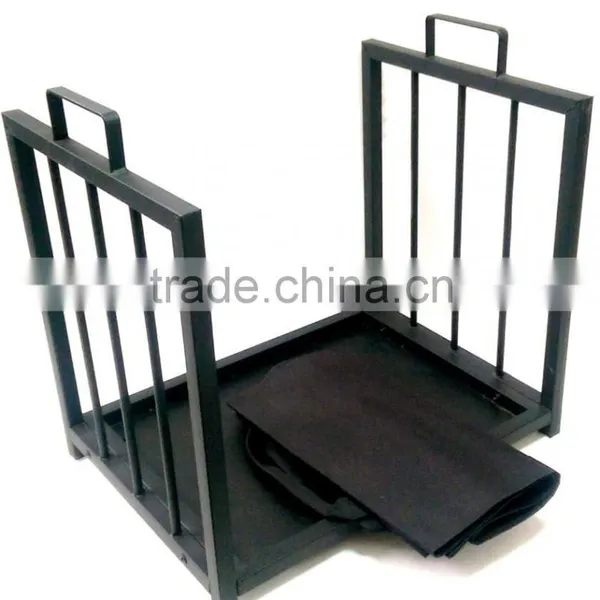 New Style Log Bin With Canvas, Black
