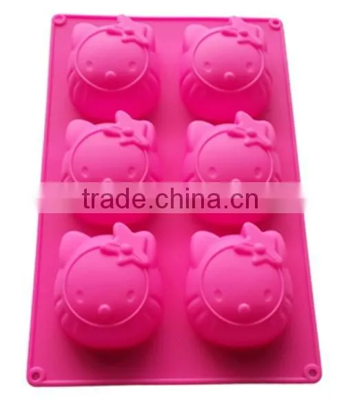 China Supplier New Product Hello Kitty Silicone Decorative Cake Pans photo-2