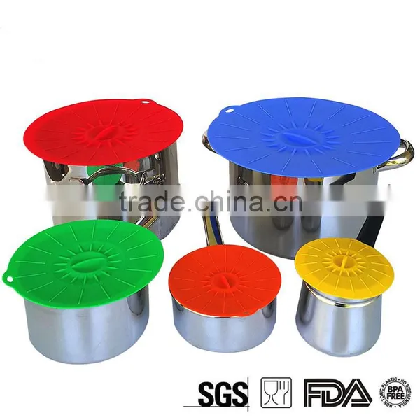 China Express DHL Non Spill Feature Silicone Suction Lids photo-2