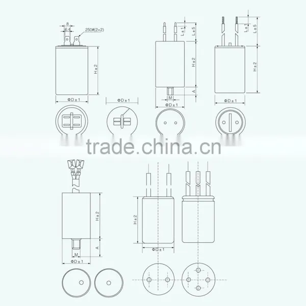 Motor Run Capacitor of 15uf 500vac Capacitor Cbb60 photo-6