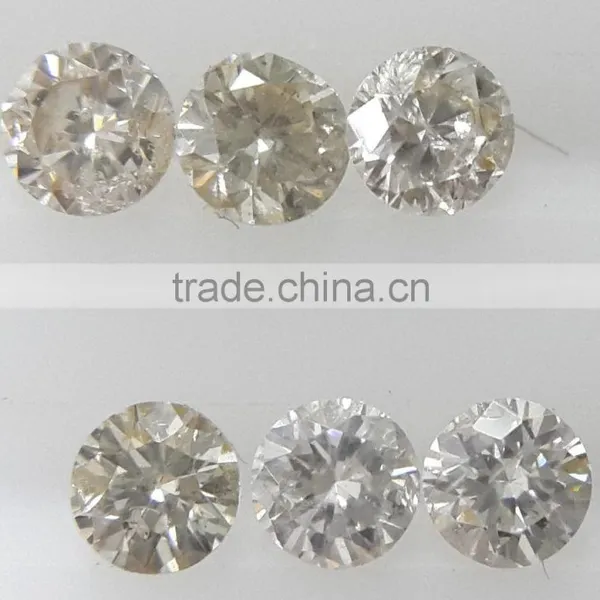 1-1.1mm SI-I Clarity K-L Color Natural Loose Brilliant Cut Diamond Non-treated Nonheated for Setting photo-3