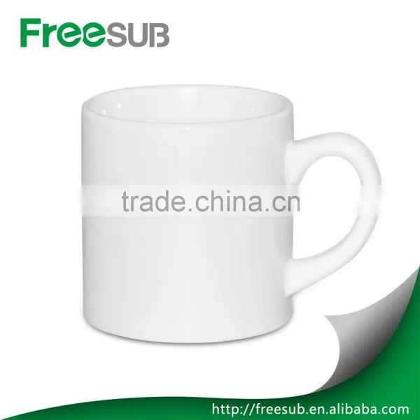 High Quality Small Size Sublimation Coated 6 oz Bone China White Mug for Wholesale photo-6