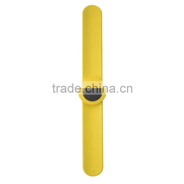 Custom Promotional Emoji Charm Silicone Slap Bracelets photo-2