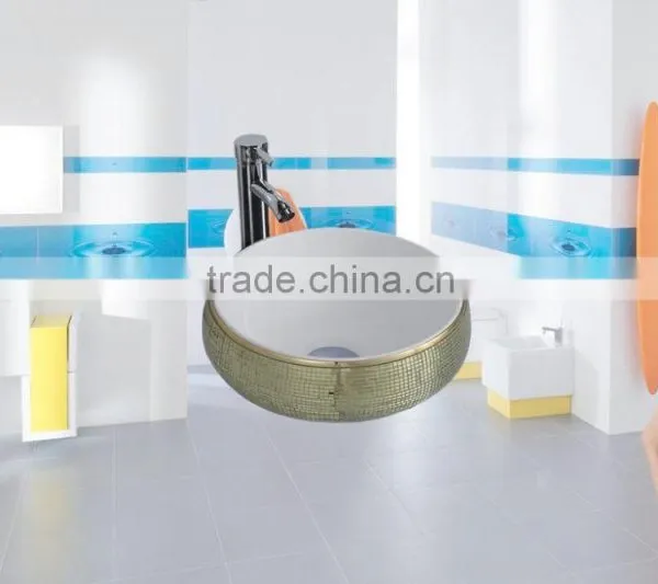Fashion Designer Bathroom Porcelain House Ware Glass Wash Basins photo-2