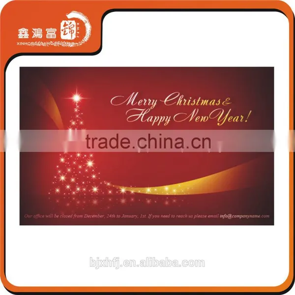 XHFJ OEM Christmas Greeting Birthday Card With Your Logos photo-3