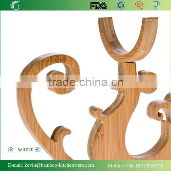 WR020/Folding Bamboo Wine Rack Woodwine Bottle Display Rack OEM Novelty Wine Rack Manufacturer photo-5