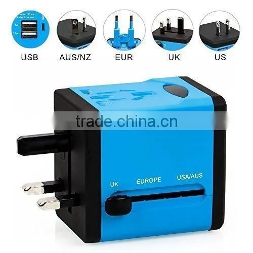 Promotional International Power Travel Adaptor With Usb Port Electric Travel Adapter photo-6