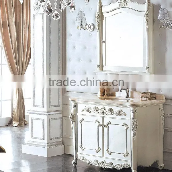 WTS3211 30-inch Mirrored Cabinets Type and Classic Style Hotel Bathroom Vanity photo-3