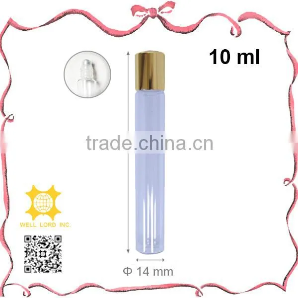 Magnificent Gold Cap 10ml Roll on Perfume Bottles for Bridal Shower photo-5