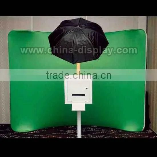 Portable Tension Spring Backdrop Tension Fabric Booth Display photo-3