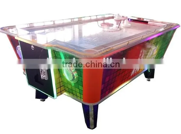 Amusement Air Hockey Table Indoor Sport Game Machine Coin Operated Arcade Light Air Hockey Table Game Machine photo-4