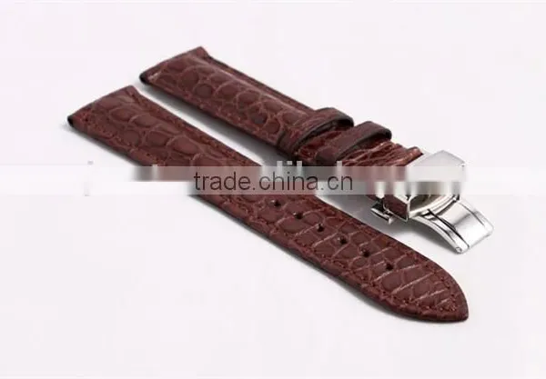 Luxury 100 % Alligator Handmade Leather Watch Strap for IWatch photo-6