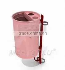 Coloured Metal Waste Bin Mbk-126a