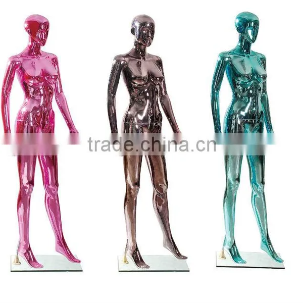 Colourful Chrome Fashion and Sexy Plastic Mannequin on Sale photo-3