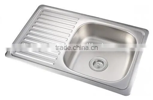 Small Size Single Bowl With Drainer Board for Europe Market ce Kitchen Sink photo-2