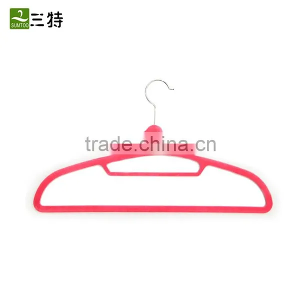 16.5 Inches Blue Creative Magic Velvet Clothes Hanger photo-6