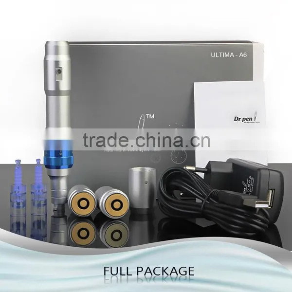 Rechargeable Electric Microneedle Derma Roller Pen Needle Two Working Model Dr.pen A6 photo-5