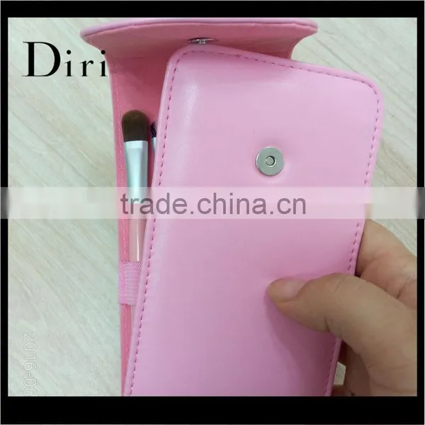 5pcs Makeup Brush Sets Pink Makeup Brush Kit Small Travel Brush Set photo-5