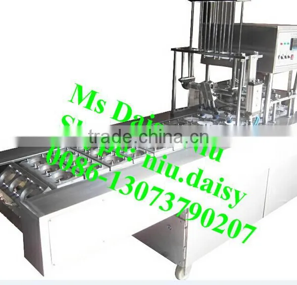 Automatic Milk Cup Filling Machine/jelly Cup Sealing Machine/plastic Cup Filling and Sealing Machine photo-2