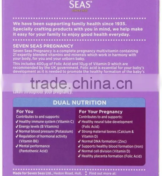 Seven Seas Pregnancy 21 Vitamin and Minerals - Pack of 28 Tablets photo-3