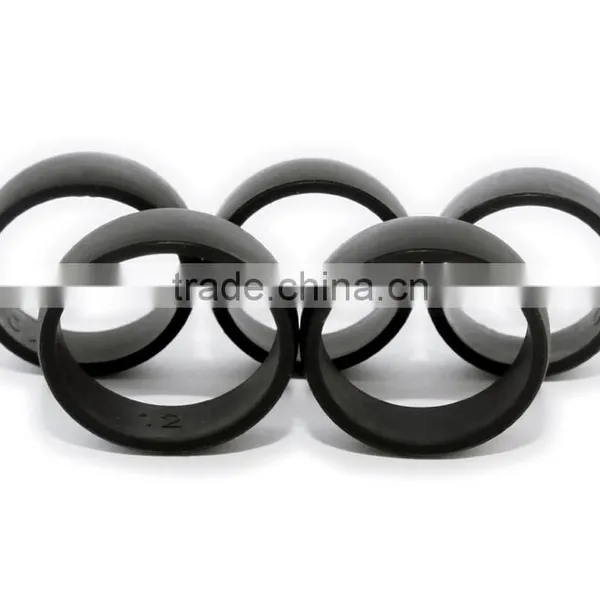 100% Premium Silicone Wedding Band,High Performance Men's Silicone Wedding Ring photo-2