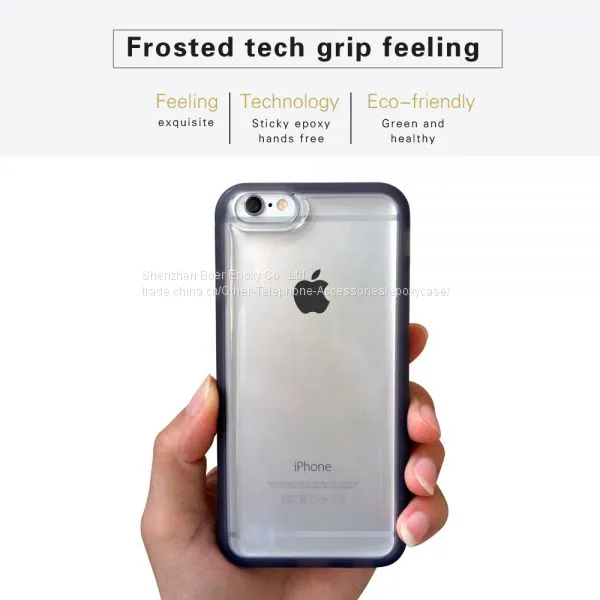 Anti Gravity Phone Case Clear Transparent TPU + PC Case Cover For i7