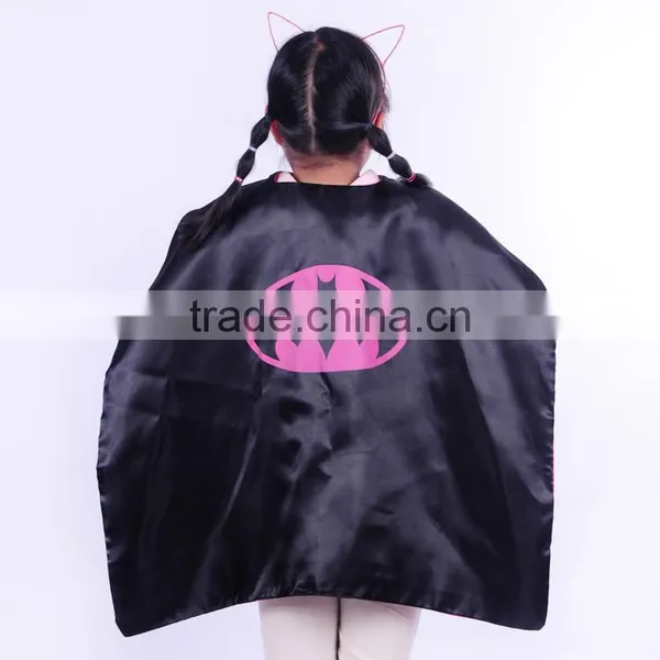 Superhero Cape and Mask Costumes For Kids Set Capes Masks Stickers and Tattoos photo-2