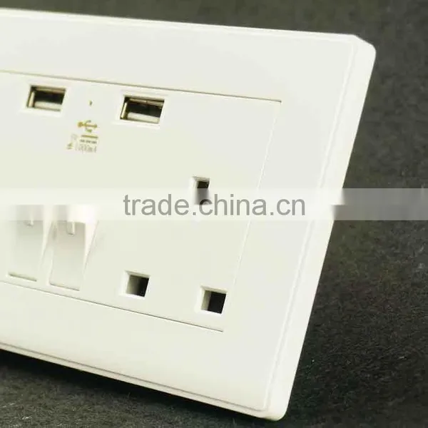 Latest Style Electric Usb Power Wall Switched Socket photo-6