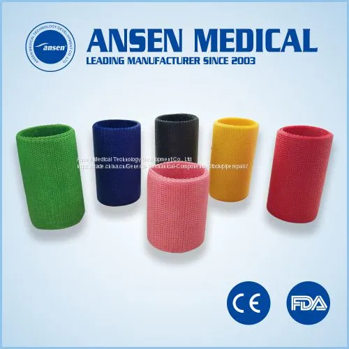 China Waterproof Cohesive Flexible Bandage for Horse Race Polymer Casting Tape