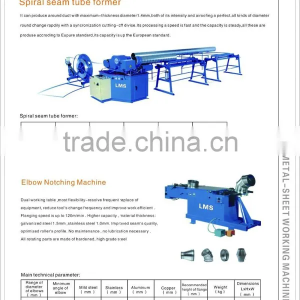 Hot Sale Round Duct Elbow Making Machine for Sale photo-5