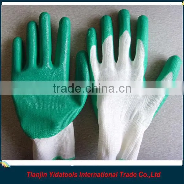 Nylon Lined Nitrile Dipped Gloves photo-2