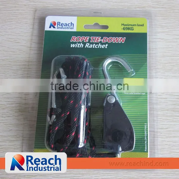 1/4" Rope Ratchet Pulley Tie Down photo-2