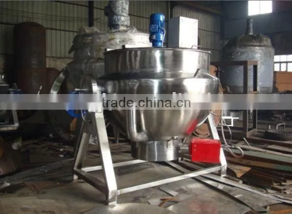 Tilting Cooking Kettle Nature Gas Heating Jacketed Kettle photo-2