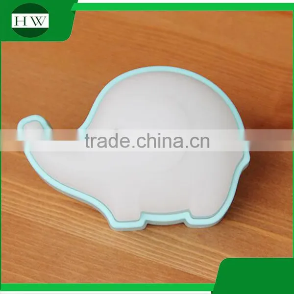 Plastic Mini Cartoon Elephant Electric Plug Socket Led Sensor Day Night Lamp Light photo-4