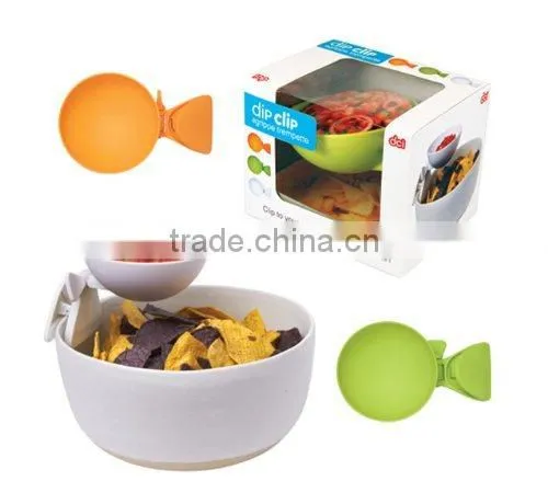 Dip Clip Dip Bowl Mini Plastic Dip Clips Dip Dish Plastic Bowl With Clip photo-2