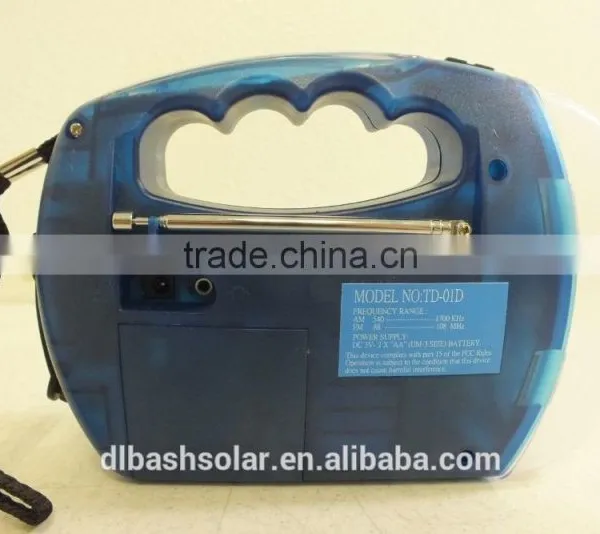 Cheap Protable Am/fm Bands Portable Radio With Torch Solar Smart Radio Solar photo-5