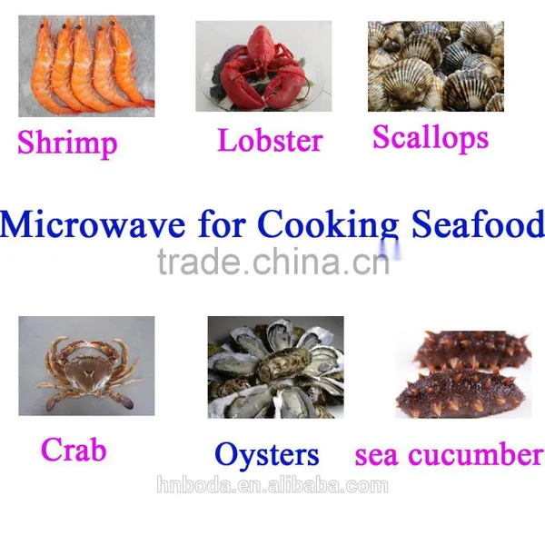 Continouous Conveyor Type Microwave Oven for Cooking Shellfish photo-2