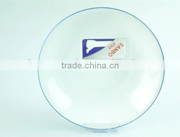Ceramic Dinnerware Set With Blue Edge With Cheap Price in Stock photo-3