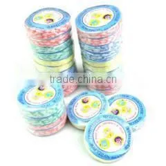 2016 Hangzhou Magic Super Colorful Stripe Non-woven Compressed Tissue Cleaning Cloth photo-3