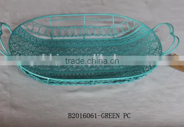 Iron Wire Rectangle Plate With Handle photo-5