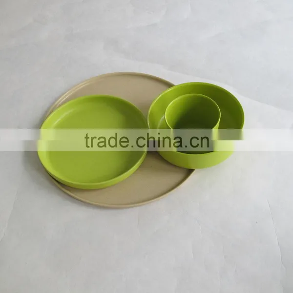 Welcome Eco-friendly Biological Bamboo Fiber Dinner Set photo-2