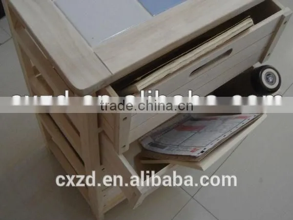 Professional Low Price Office Wooden Cabinets With Drawers photo-2