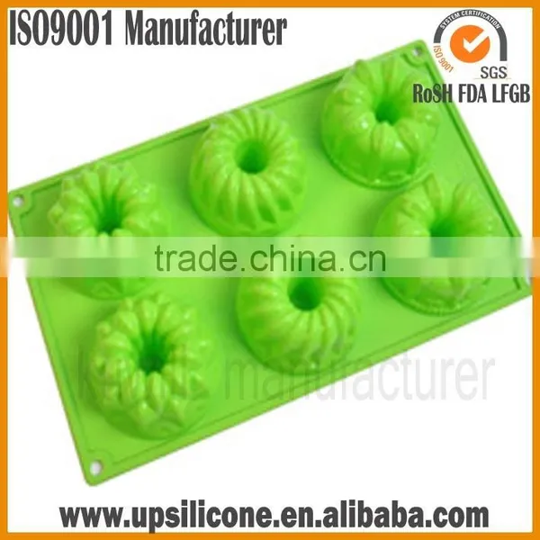 Food Grade Flower Shape Silicone Cupcake Mold Flower Silicone Muffin Mold Silicone Baking Molds photo-3