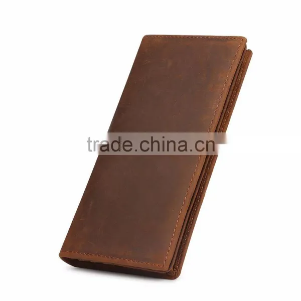 2017 Popular Money Bag Woods Genuine Leather Wallet Bussiness RFID Safe Card Case Wallet photo-3