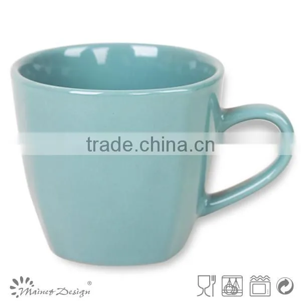 20pcs Newest High Quality Light Blue Ceramic Stoneware Square Dinnerware Set photo-6
