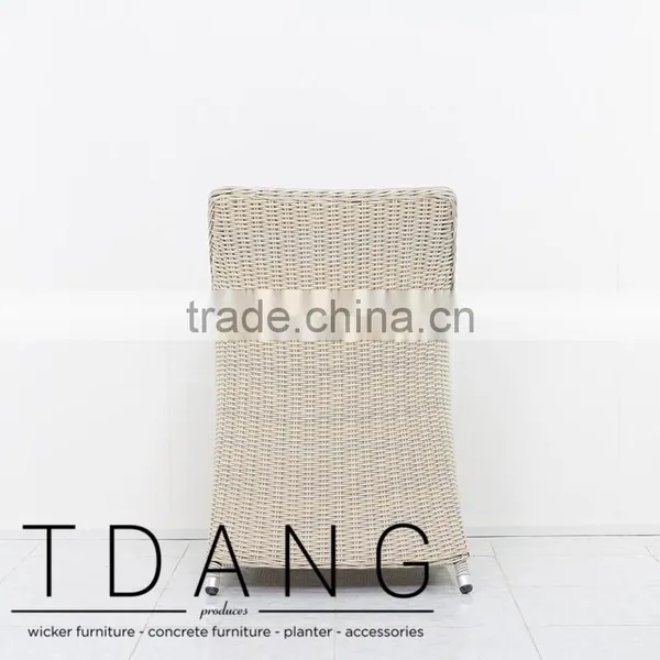 Martinez Wicker Dining Chair - Garden Outdoor Furniture photo-6